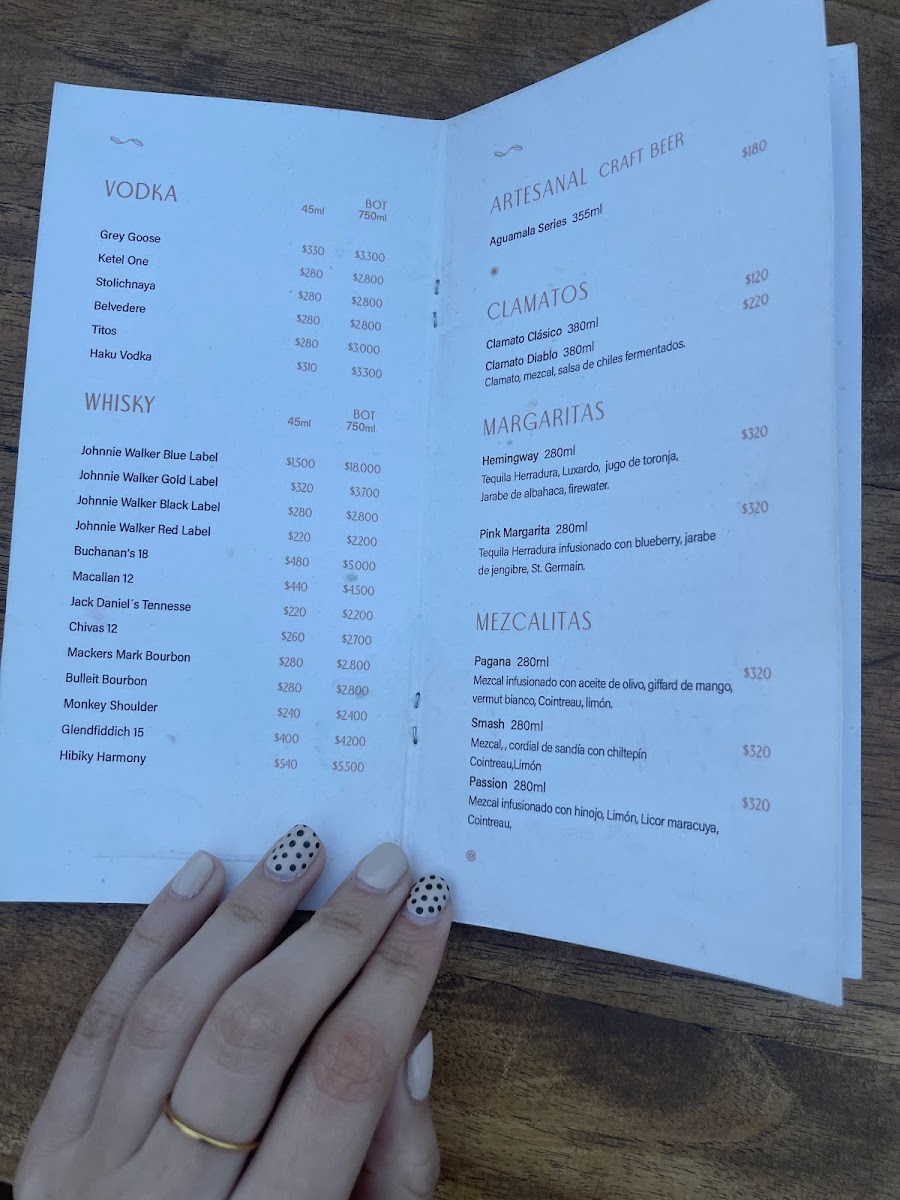 Azotea Menu - Image 1